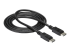 StarTech.com 7 m DisplayPort-kabel med lås – M/M - Vänster vinkel