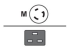 HPE - Strömkabel - IEC 60320 C19 till NEMA L6-20 (hane) - Framsidan