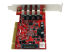 StarTech.com PCI-kortadapter med 4 USB 3.0-portar och SATA/SP4-ström - Höger sida