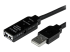 StarTech.com 5 m aktiv USB 2.0-förlängningskabel – M/F - Höger vinkel