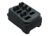 Zebra 8-Slot Battery Charger - Vänster vinkel