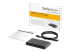 StarTech.com USB C Dock, 4K Dual Monitor HDMI Display, Mini Laptop Docking Station, 100W Power Delivery Passthrough, GbE, 2-Port USB-A Hub, USB Type-C Multiport Adapter,3.3' Cable, Dual 4K - Höger vinkel