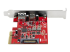 StarTech.com 2 portar 10 Gbit/s USB-A &amp;amp; USB-C PCIe-kort - Höger sida