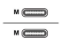 Elo - USB-kabel - 24 pin USB-C (hane) till 24 pin USB-C (hane) - 