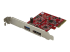 StarTech.com 2-Port USB 3.1 Gen 1(10Gbps) and eSATA(6Gbps) PCIe Card - Vänster vinkel